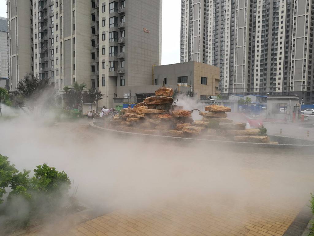 房地产雾森景观、景区雾森景观、广场雾森景观、人造雾景观、冷雾景观